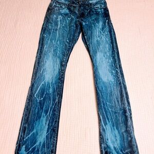PRPS Distressed Blue Distressed Men's Slim Jeans